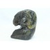 Natural Labradorite gemstone Male Sheep Face Figure Home Decorative Gift Item